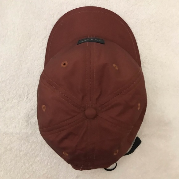 Rag & Bone of New York Adjustable Maroon Cap - Picture 3 of 14